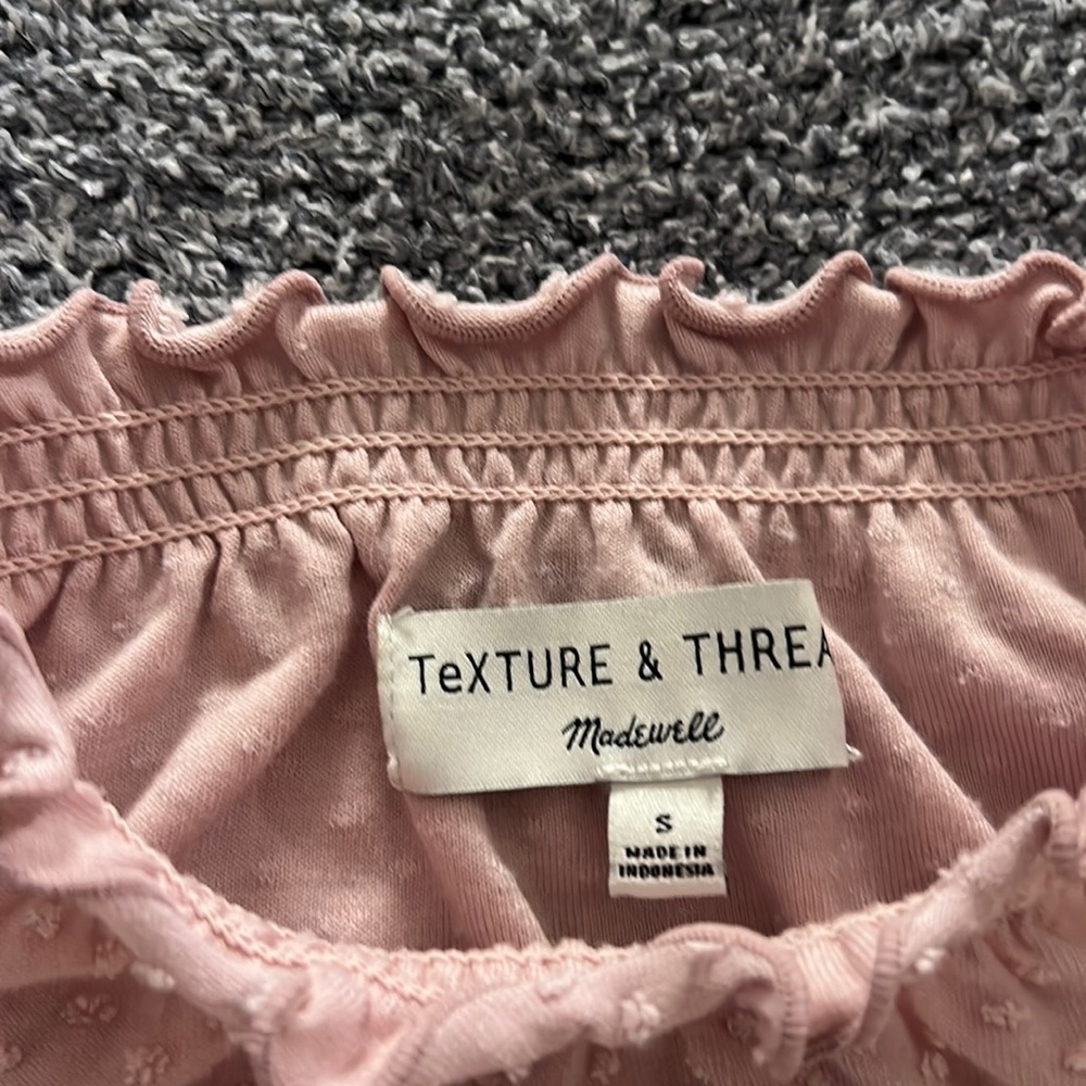 Light pink top from Madewell